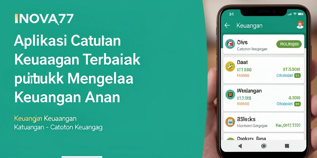 Tampilan antarmuka INOVA77 yang sederhana dan mudah digunakan.
