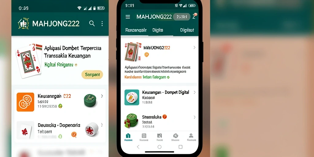 Tampilan antarmuka pengguna MAHJONG222 yang ramah dan mudah digunakan.