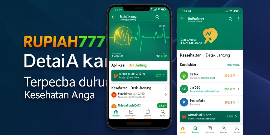Antarmuka RUPIAH777 yang intuitif untuk monitor detak jantung.