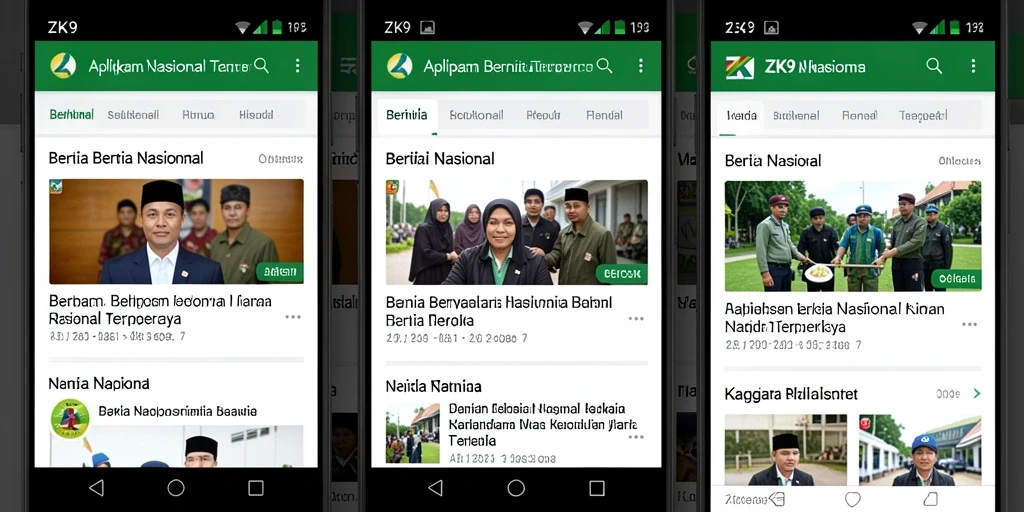 Tampilan antarmuka ZK9 yang informatif dan mudah digunakan.